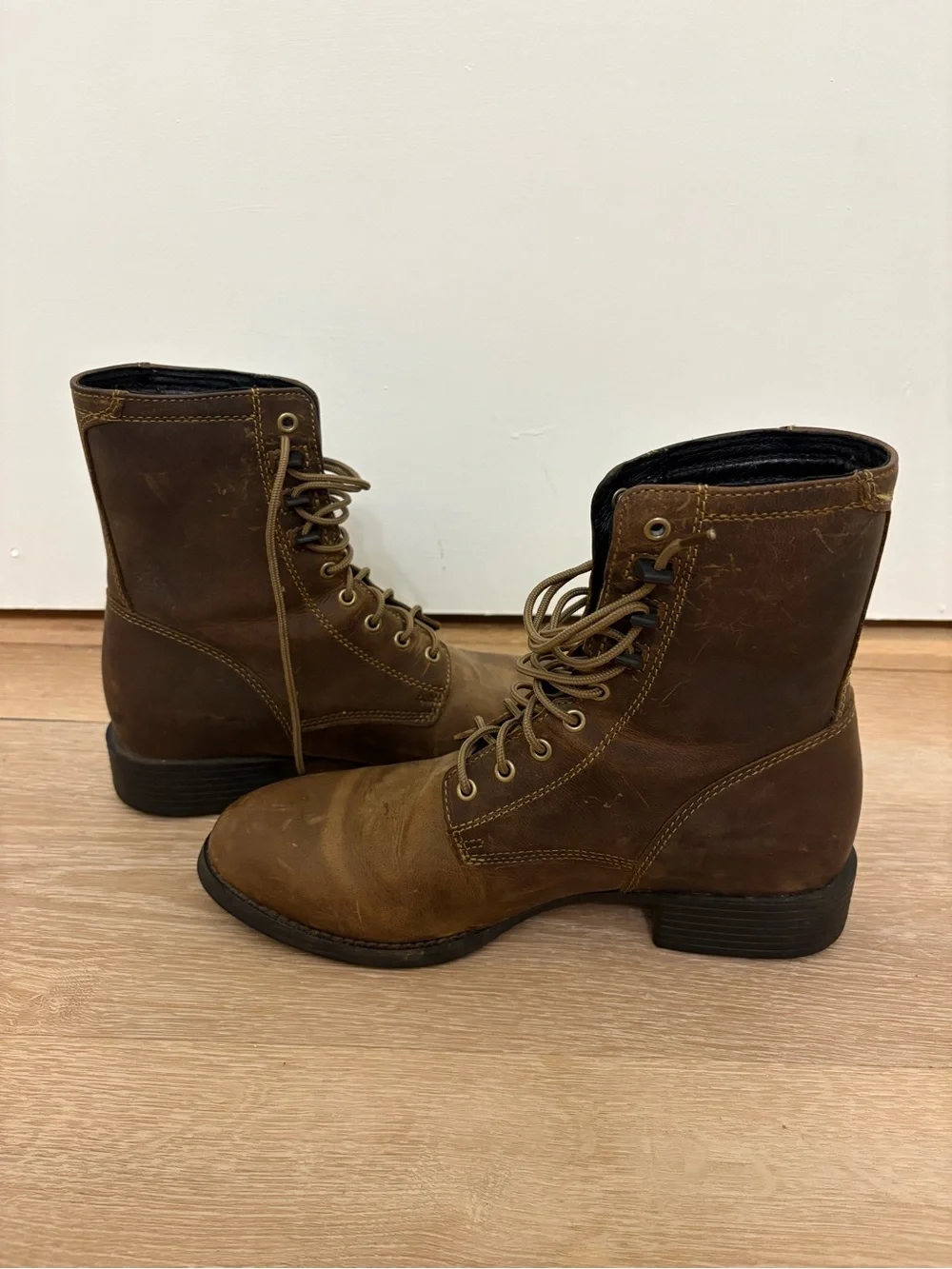 Ariat Heritage Lacer Men’s Boots Leather Western 8.5 D 10001988 (+bonus insoles)